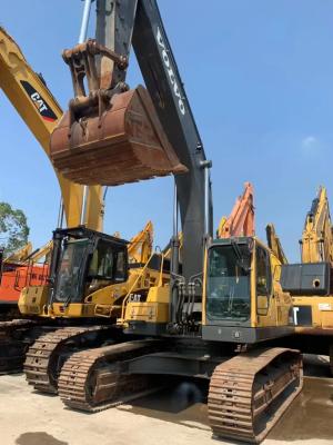 Excavadora Volvo 360B resistente e usada para trabalhos de construção
