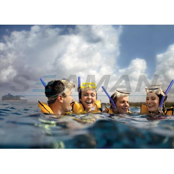 жилет оборудования водных видов спорта безопасности нейлона 420Д покрытый уретаном взрослый Сноркелинг