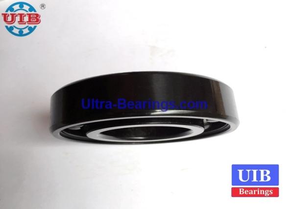 Black Coating Zinc Plated Bearings , 6205 Anti Corrosion Electroplating Bearings