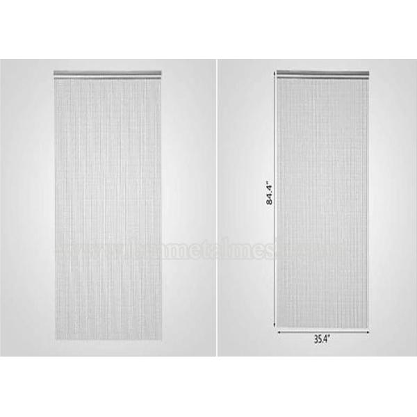 Factory Aluminum Anodized Fly Door Chain Link Curtains