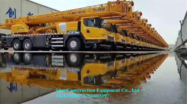 High Efficient Telescopic Boom Truck Crane XCT25 Working Radius 3m 213Kw Euro III