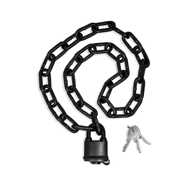 Best Selling Rarlux Model 2325 8mm Durable Security Hardened Anti-Theft Iron Motorcycle Padlock Waterproof Key Unlock High