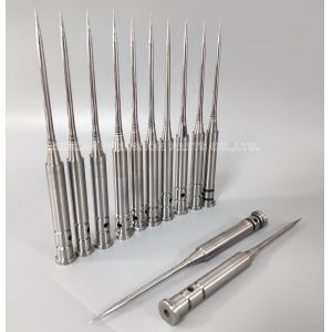 S136 Corrosion Resistant Taper Core Pins with Mirror Surface Finish and ±0.005mm Tolerance for Medical Injection Molds
