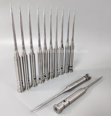 S136 Corrosion Resistant Taper Core Pins with Mirror Surface Finish and ±0.005mm Tolerance for Medical Injection Molds