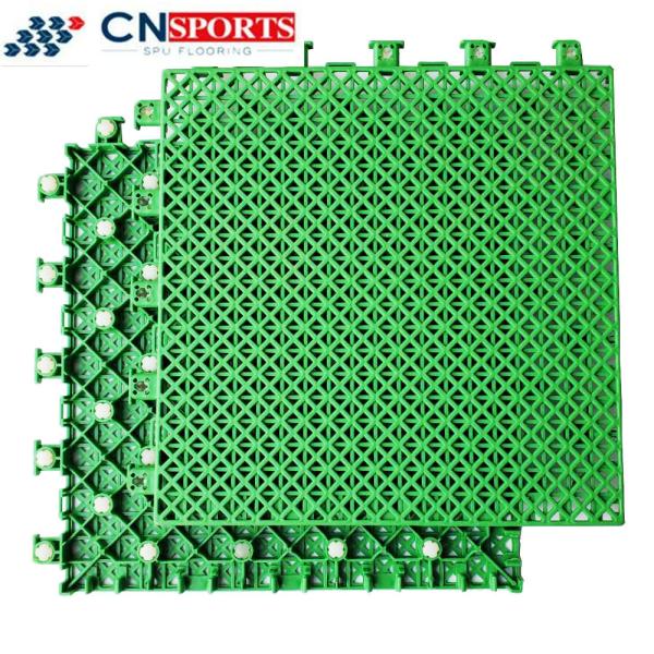 Synthetic Suspended PP Interlocking Sports Flooring Windproof