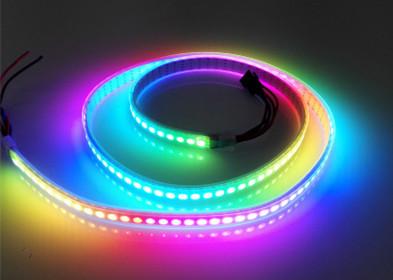 Non Waterproof Magic RGB LED Strip IP20 WS2813 144 Pixels Addressable