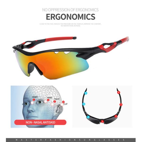 Outside Cycling Polarized Sports Sunglasses 4 Interchangeable Lenses