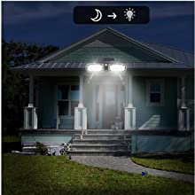 2200mAh 10LM Outdoor Motion Solar Lights SMD3528 Solar LED Floodlight