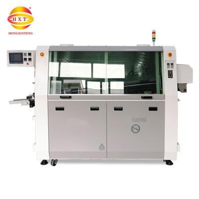 Mini Wave Soldering Machine HXT-S1425M Automatic Touch Screen Manufacturing Operations