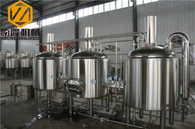 Hotel / Restaurant Beer Brewing Kit , Conical Tank Beer Distillery Equipment