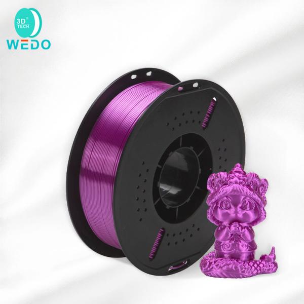 1.75mm Silk Single Color PLA 3D Printing Filaments Durable Long-Lasting