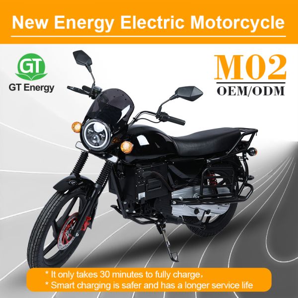 72V 45Ah Lithium Iron Phosphate Battery Electric Motorcycle with 80-85km/h Top Speed and 100-110 km Range