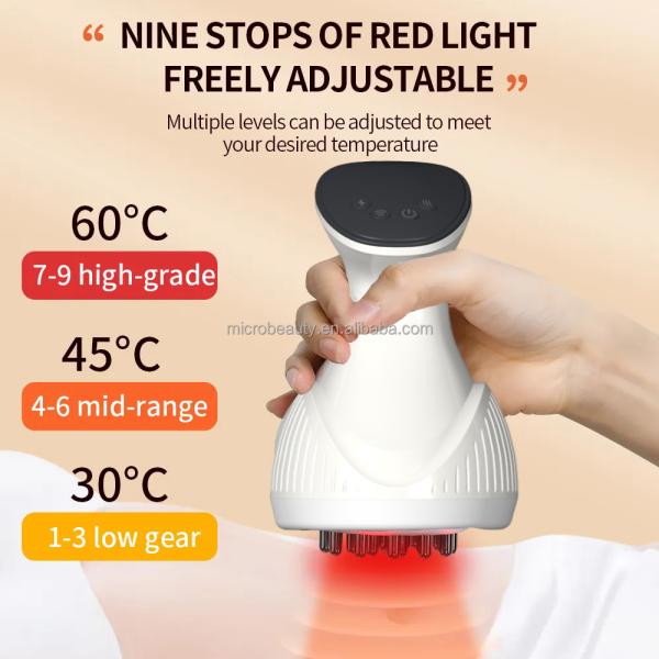 EMS Electric Body Massage Instrument Microcurrent Red Light Slimming Beauty Machine