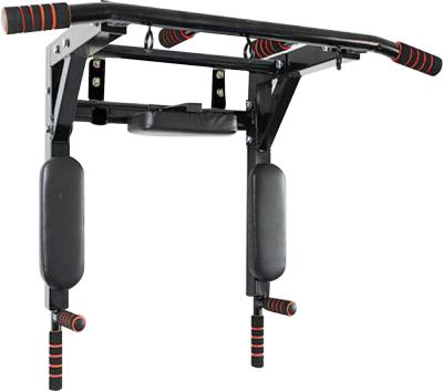 Black Home Door Pull Up Bars Wall Mount Iron Gym Workout Bar