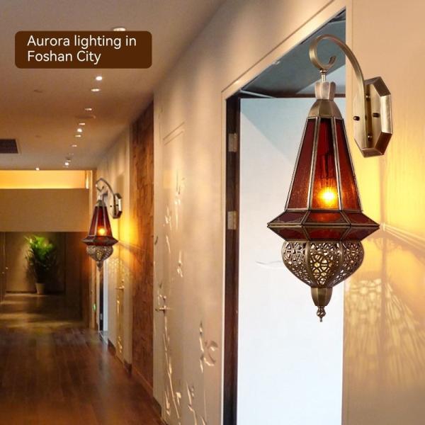 Switch Control Hotel Copper Light Sconce Vintage Copper Wall Sconce