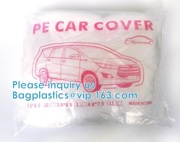 Disposable Car Covers Clothes,  Universal Covering Prevent Dust For Car, Vehicle Covers, With Elastic Band