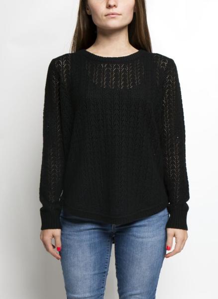 Women's 4% cashmere/20% lambswool/20% cotton/33% viscose/23% nylon knitted pullover sweater