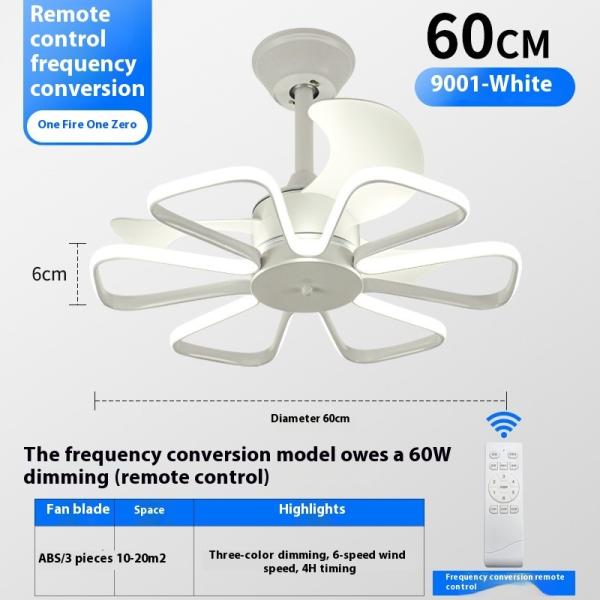 Ventilateur de plafond Nordic Inverter Ventilateurs de plafond silencieux de 52 pouces pour chambre à coucher / salle à manger