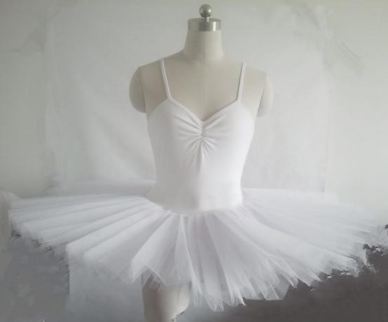Cotton and Lycra hard veil ballet dance tutu dress for adult