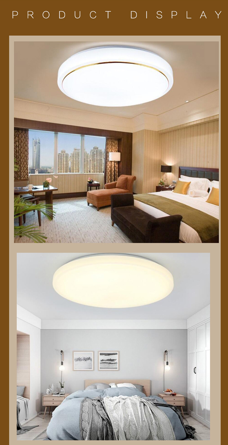 Cri80 960LM Ceiling Mounted LED Lights 12 Watt Warm White Pure White