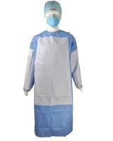 Vestido quirúrgico disponible reforzado de SMS, anti-bacteriano médico del vestido del hospital