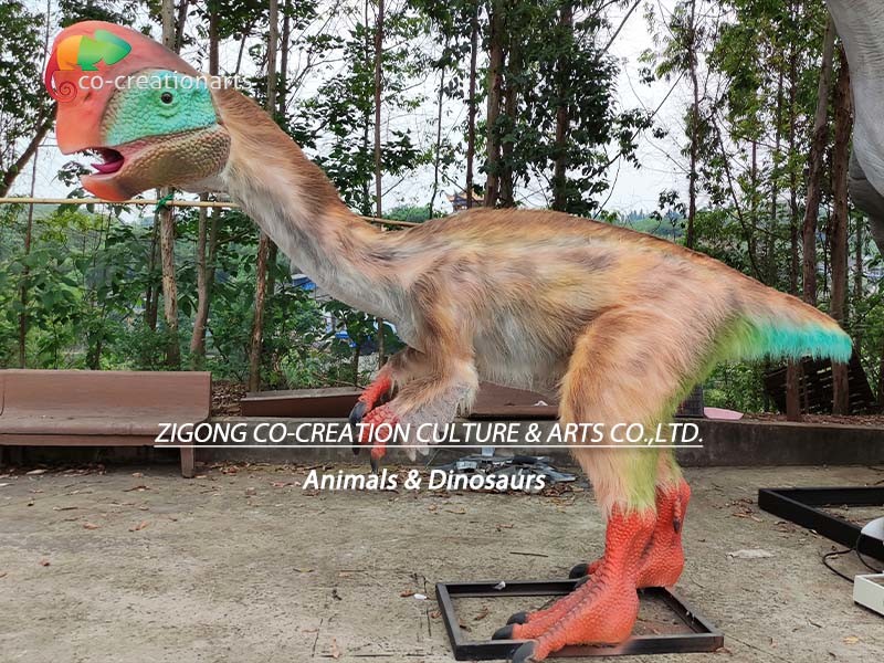 Динозавр Солнце реалистического Animatronic динозавра модели Oviraptor искусственный устойчивое