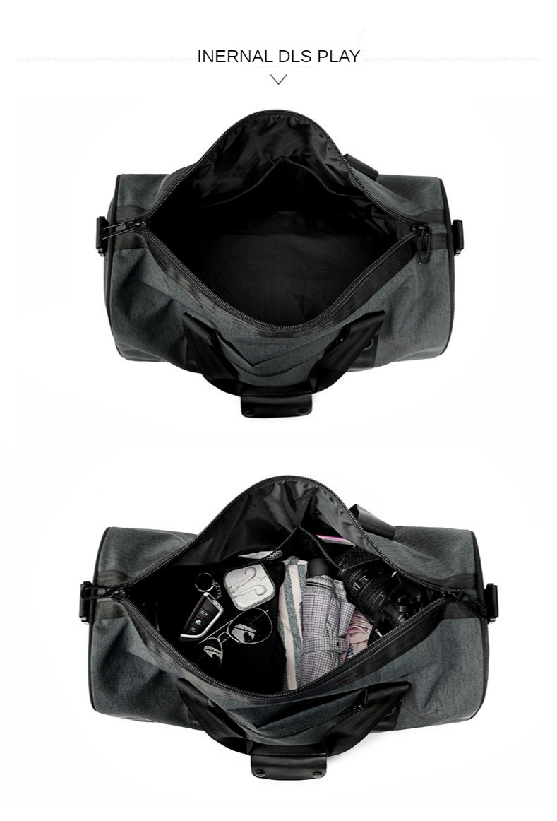 PU Leather Sports Messenger Short Distance Travel Bag 52*25*31cm