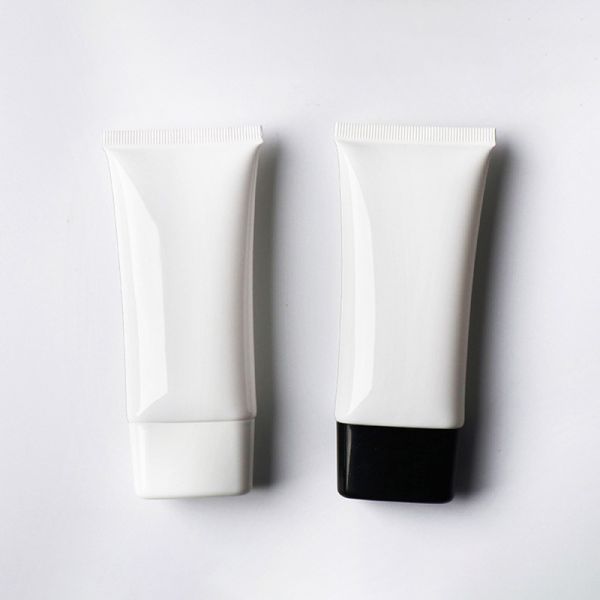 50ml Super Oval Good Barrier Against Moisture And Air Cosmetic Plastic Soft Tube Utilizing Silk Screen Printing And Laminated Materials For Cosmetic Packaging