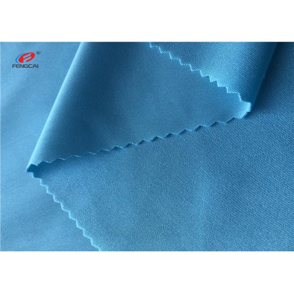 Semi Dull Satin Polyester Spandex Fabric For Brand Women Garments / Evening Dress