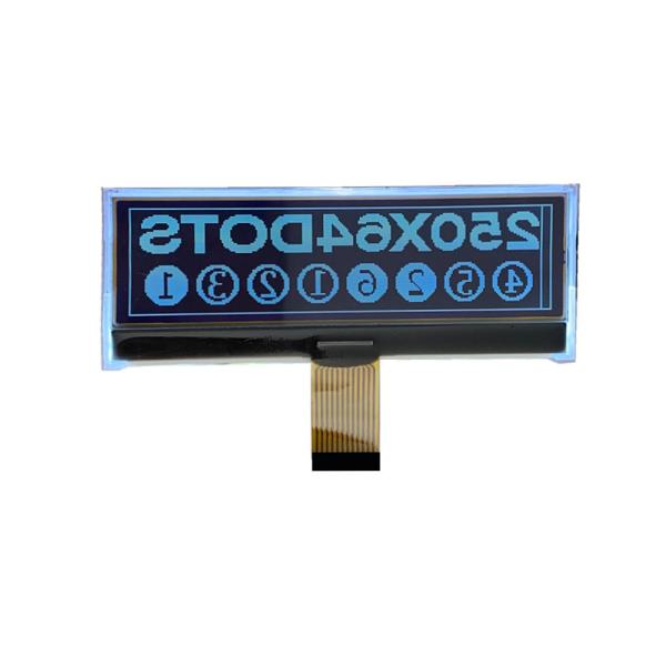 3.5 дюймовый DFSTN LCD дисплейный модуль 256x64 точки Управление ICST75256,1/64D,1/9B