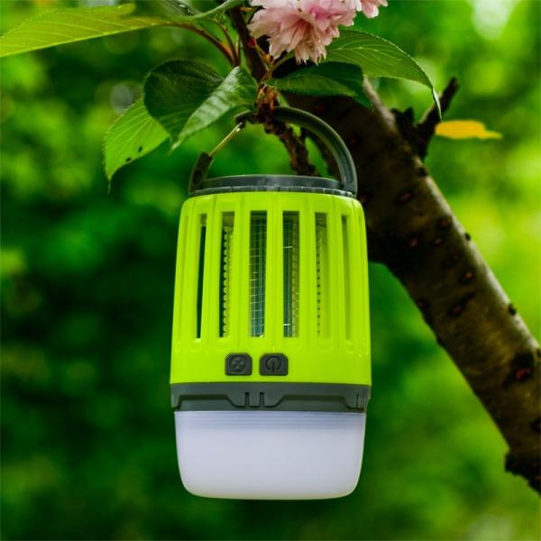 267g IPX4 Waterproof Camping Night Light UV Bug Zapper Rechargeable Mosquito Lamp