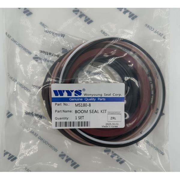 WYS Original Parts MS180-8 High Quality Excavator Repair Parts Boom Seal Kit For CATERPILLAR KOMATSU HYUNDAI HITACHI