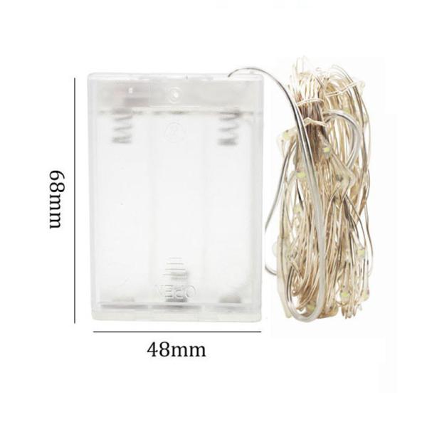 2M 5M 10M AA Battery Operated Christmas Luces Navidad Wedding Party Decoration Fairy Copper Wire LED Decorative Lights String
