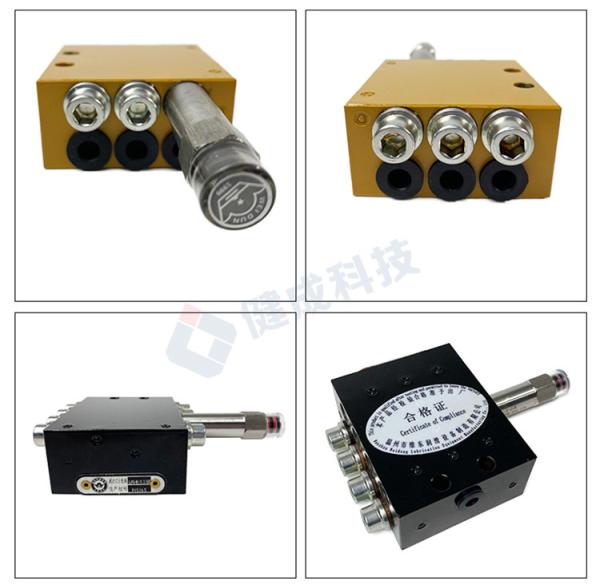 Universal Automatic Progressive Grease Distributor Valve with 1-inlet 6-outlets and 1-inlet 8-outlets for Concrete Pumps