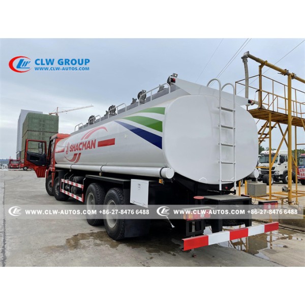 Shacman 8x4 370HP 33cbm 35cbm 37cbm Fuel Tanker Truck For Gasoline Delivery