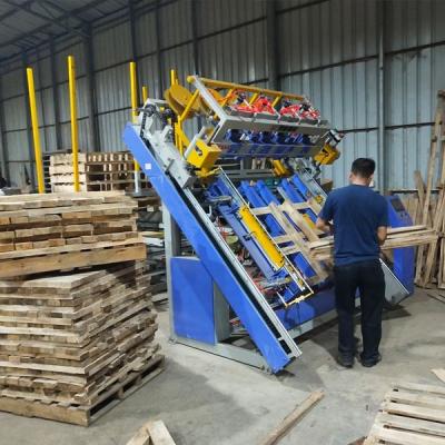 Pálete de madeira americana totalmente automático de Rayco Storti que prega a máquina