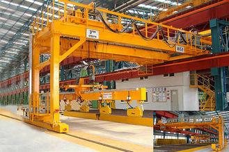 Q235 Q345 Steels Semi Gantry Crane Lifting Equipment Electric Motors Driving