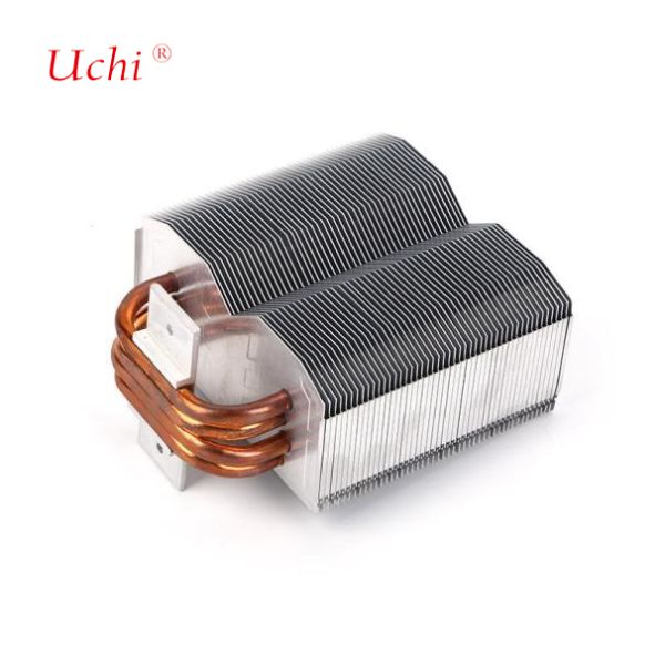 Flexible Heat Pipe CPU Cooler Skived Fin Heat Sink for Computer Laptop