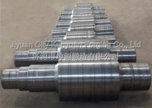 Forged Steel 42CrMo Rolling Mill Rolls , Aluminum Rolling Mill Industrial Rollers Dia 250 - 850 mm