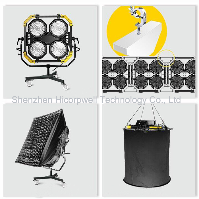 Outdoor Four Headlights Photography Fill Light Space Lamp 750W