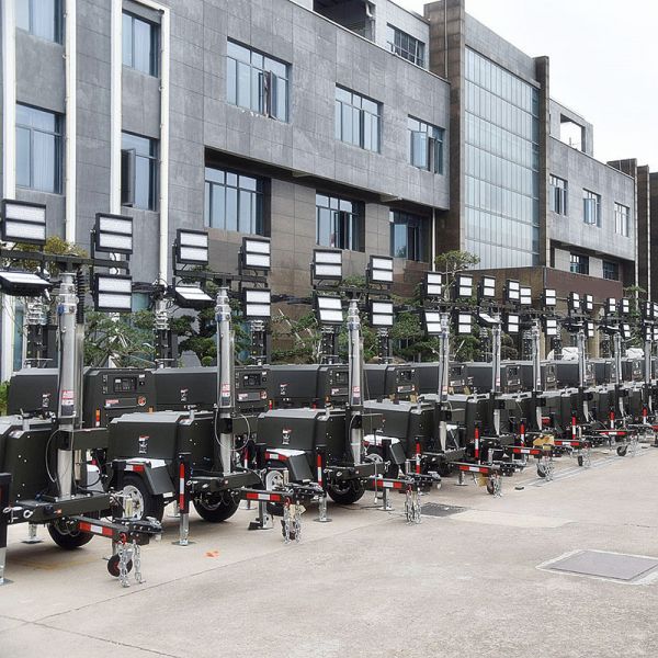 Mining Mobile Light Tower Remote Locations Diesel Generator Light Tower Industrial Light Tower for Sale