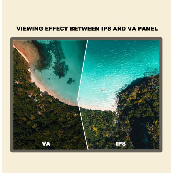 Fast IPS 1K FHD 24 Inch LCD Computer Monitor Bezel Less 1920x1080 With Fixed Bracket