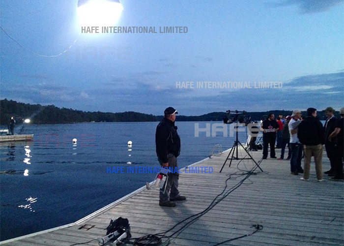 Bright Moon Balloon Light , HMI Lighting Balloons With 5600k Daylight Quality