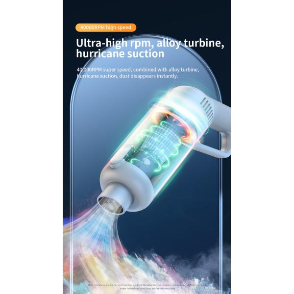 Wireless Stick Handheld Vacuum Cleaner Maximum Runtime 30min Ideal for Garage Cleaning