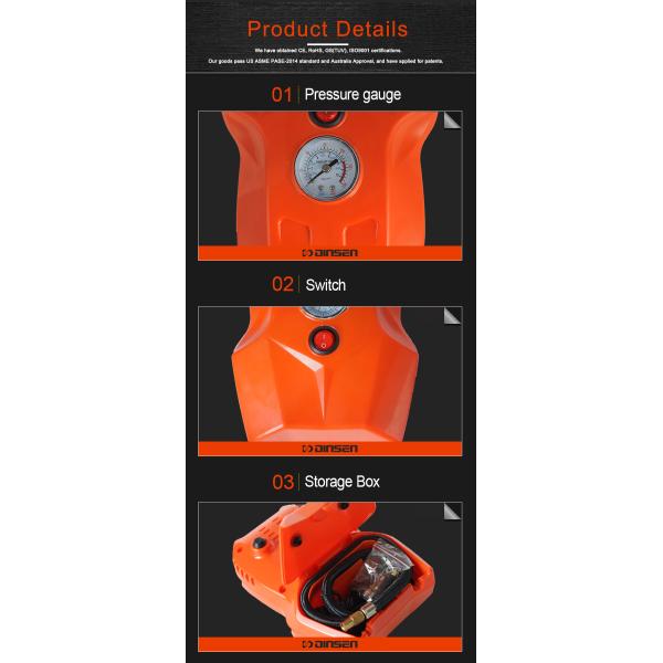 давление 120W насоса 150Psi Макс Inflator покрышки автомобиля 12V расклассифицировало силу