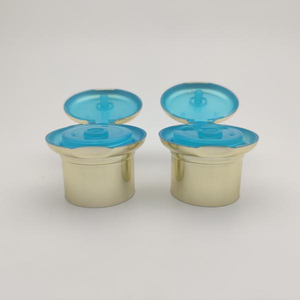 30.4mm Height 24/415 Plastic Flip Top Cap Electroplating Crown Shape