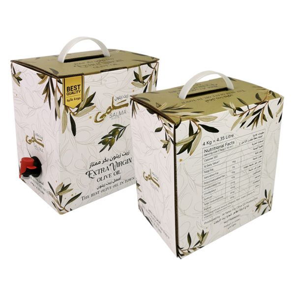 Plastic Bag in Box Including Tap Spout Accessories Engineered for Safe Transport and Convenient Liquid Dispensing Options