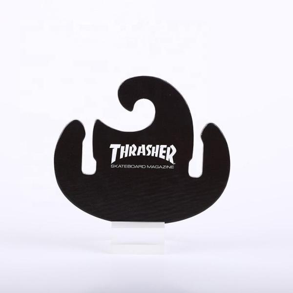Black Cardboard Hanger Customized Logo | Custom Printed Flip Fliops Hangers
