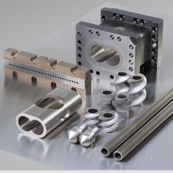 CTE75 Double Extruder 2-Flighted Thansfer 3-Flighted Screw Elements