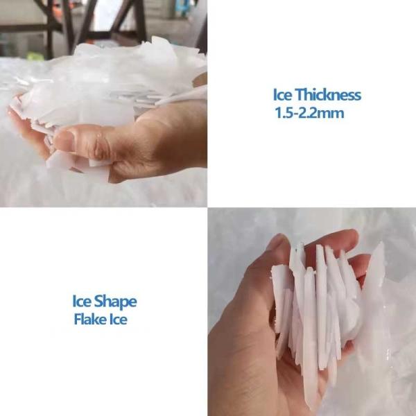 Ice Thickness 1.5-2.2mm 5ton 5000kg Industrial Ice Block Maker Flake Ice Making Machine for Business Commercial Prices